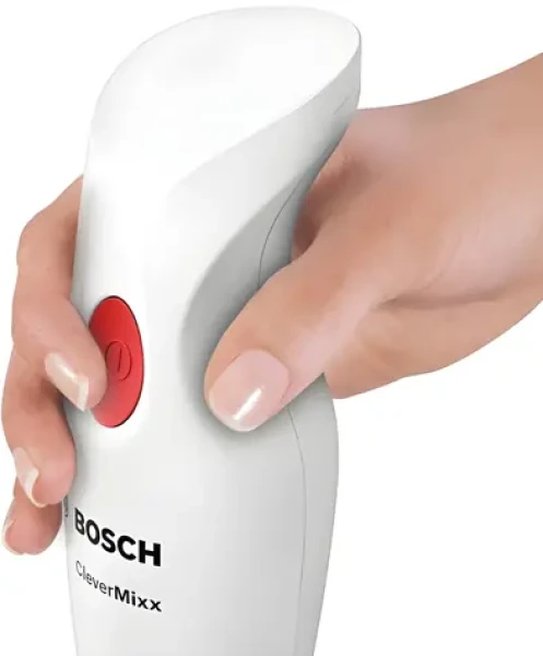 BOSCH MSM14000 biela/červená / Tyčový mixér / 400 W / nôž QuattroBlade / odnímateľná mixovacia noha (MSM14000)