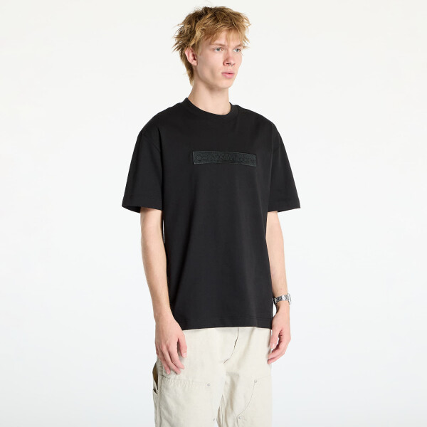 Tričko Calvin Klein Jeans Embroidered Box Tee Black M