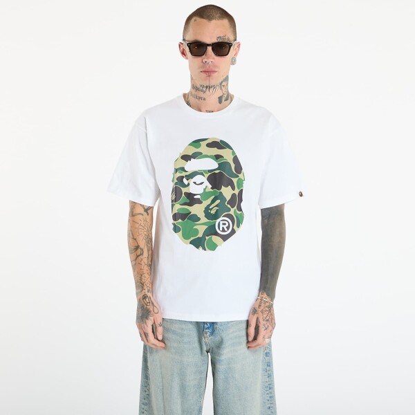 Tričko A BATHING APE Abc Camo Big Ape Head Tee UNISEX White/ Gr XL