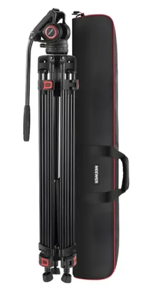 Neewer TP74 / Statív / fluidná hlava / výška 86-187 cm / nosnosť 8 kg (TP74)