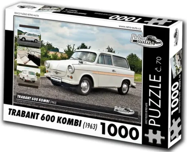 RETRO-AUTA Puzzle č. 70 Trabant 600 Kombi (1963)