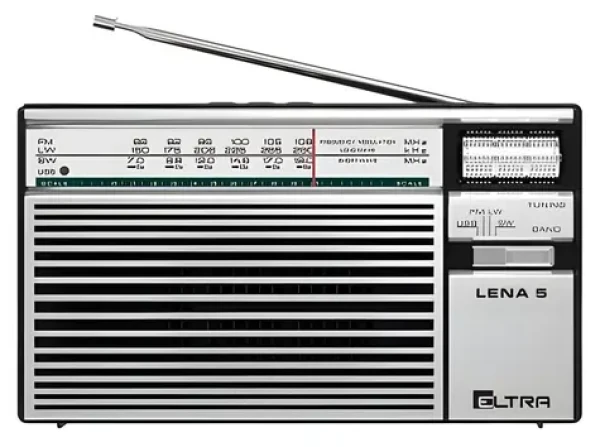 Lena 5 strieborné / Rádio / USB (LENA 5)