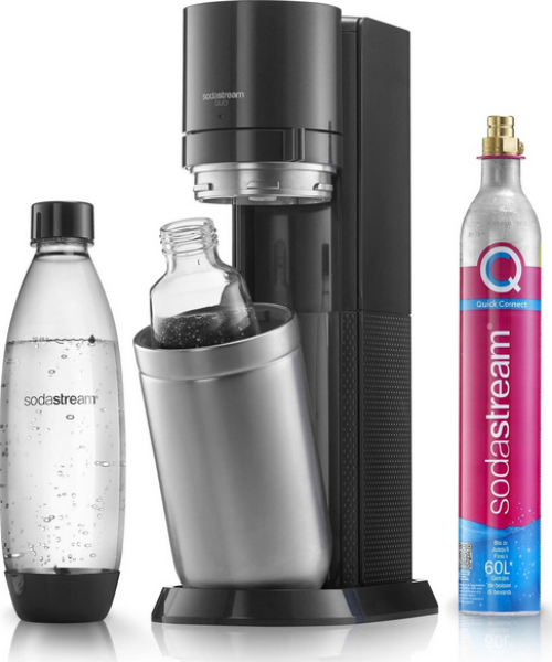 Sodastream Duo Carbonator + 2 fľaše + plyn čierny