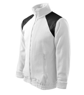 Bunda Hi-Q fleece unisex biela 2XL
