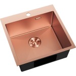 MEXEN - Solix oceľový drez 1-bowl 500 x 500 mm, meď HC 6407501000-65HC