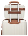 Kozmetický kufrík Travelite Bali Beautycase White/cognac