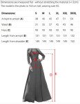 309-9 AMBER elegantné dlhé maxi šaty s čipkovým výstrihom - Bordeaux XL