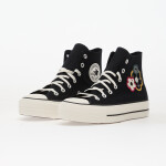Tenisky Converse Chuck Taylor All Star Lift Platform Floral Patchwork Hi Black/ White/ Sunny Angle EUR 36
