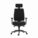 Powerton Jana čierna / Kancelárske ergonomické kreslo / nosnosť 130 kg (MKWPJAKRCBBA)