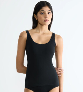 SLOGGI - GO Daily Cotton tielko - brúsená organická bavlna Sloggi BLACK L