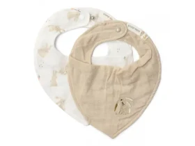 Little Dutch Podbradník bandana 2 ks Baby Bunny (TE50195033LD)