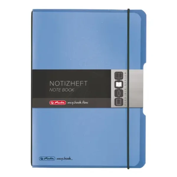 Herlitz Zápisník štvorčekový A5 / 40 listov / modrá (11361532)