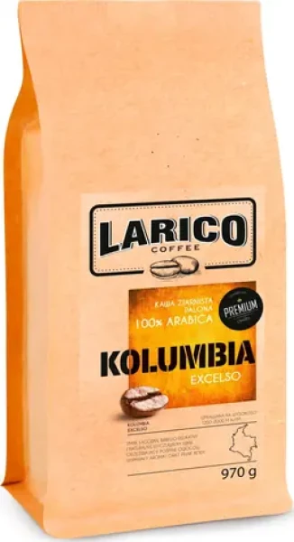 LARICO Zrnková káva Kolumbia Excelso 970 g / Zrnková káva / Kolumbia Excelso (SP-896075)