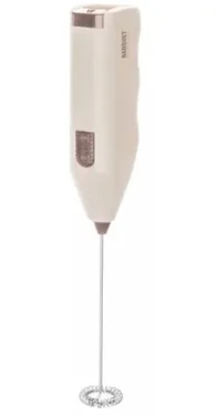 Banquet CULINARIA Cream krémová / Ručný šľahač na mlieko / Nerezová oceľ / 20 cm / 2x AA (100001091170)