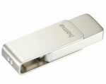 HAMA USB Uni-C Rotate Pre 128 GB strieborná / Flash disk / USB-C 3.1 / čítanie: až 70 MBs (182496)