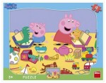 DINO Peppa PIG sa hrá /doskové tvary/12 dielikov/ od 3 rokov