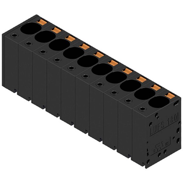 Weidmüller 2492190000 skrutkovacia svorka 16 mm² Pólov 10 čierna 10 ks; 2492190000