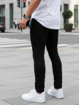 Pánske džínsy slim fit čierne FashionStreet UX4482 s38