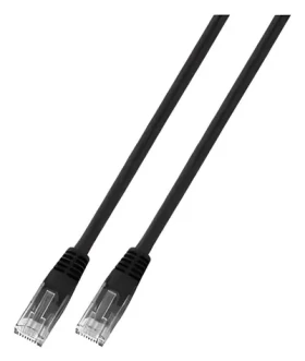 EFB K8100SW.7,5 čierna / Patch kábel / Cat6 U/UTP / 7,5 m / PVC / CCA (K8100SW.7,5)