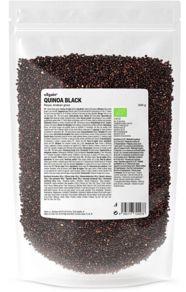 Vilgain Quinoa čierna BIO – 3× 500 g