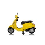 Mamido Detský elektrický skúter Vespa ROMA žltý