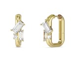 Guess Trblietavé oválne náušnice z ocele Chandelier JUBE05361JWYGT/U