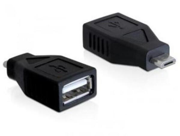 DeLock redukcia MicroUSB B - USB A (65296)