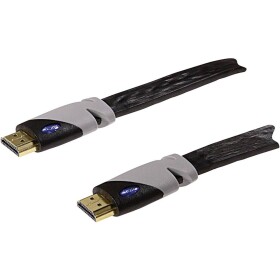 Schwaiger HDMI prepojovací kábel Zástrčka HDMI-A, Zástrčka HDMI-A 3.00 m čierna HDMF30 533 #####4K UHD, pozlátené kontakty, veľmi flexibilné HDMI kábel; HDMF30 533