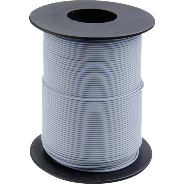 Donau Elektronik 119-19 opletenie / lanko, 1 x 0.14 mm², sivá, 100 m; 119-19