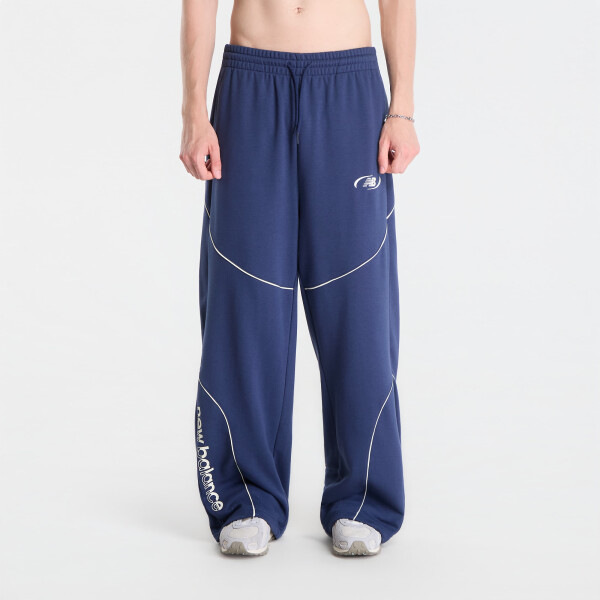 Kalhoty New Balance Trackside French Terry Pant Nb Navy L