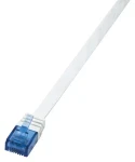 LogiLink SlimLine biela / Patch kábel / Cat6 U/UTP / plochý / RJ45-RJ45 / 15 m (CF2101U)