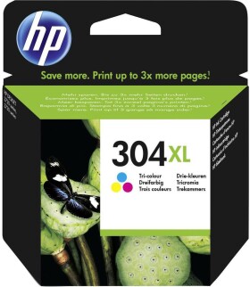 HP Oryginalny trójkolorowy wkład atramentowy 304XL (N9K07AE#UUS)