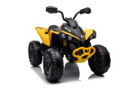 Mamido Mamido Detská elektrická štvorkolka Can-Am Renegade | R/C | 180W | 4x4 | 12V14Ah | EVA žlté