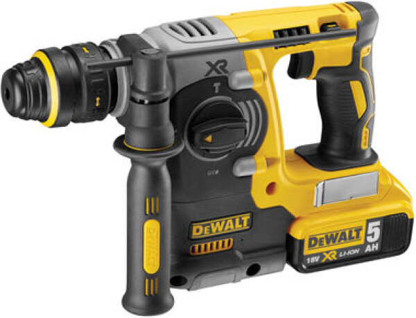 DeWalt DCH274P2T / Aku Kladivo / 18V / 2x 5.0Ah / 1.100 ot-min / 4.600 úderov-min / 2.1J / SDS-Plus (DCH274P2T)