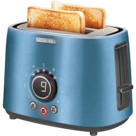 Sencor STS 6052BL modrá / Hriankovač / 1000W / 2 sloty (8590669227730)