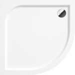 DEANTE - Cubic biela - Akrylátová sprchová vanička, polguľatá, 90x90 cm KTK_051B