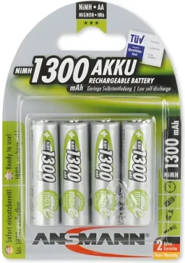 Ansmann 5030792 / Akumulátor / AA NiMH / 1300 mAh / 1,2 V / 4 ks (5030792)