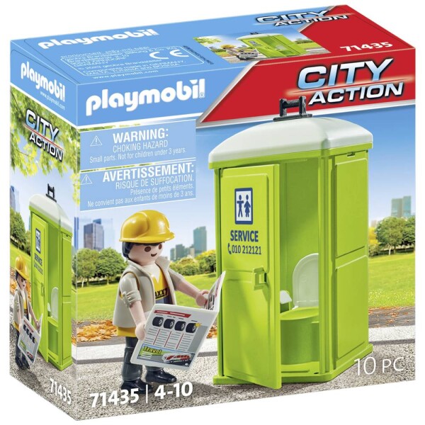 Playmobil® City Action 71435 Mobilná toaleta