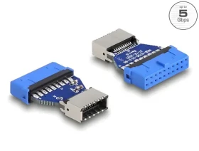 DeLock Adaptér USB 3.0 pin header (F) - USB 3.2 Gen 1 Key A (F) / Redukcia / interná / 5 Gbit/s (66233)