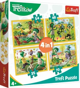 Trefl - Puzzle - Treflíci: Spoločné Chvíle 4v1