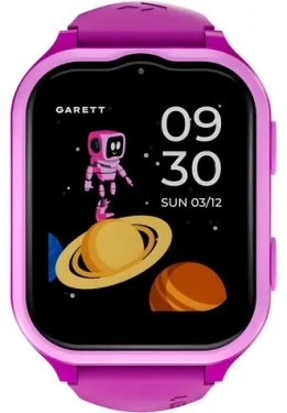 Garett Kids eSIM 4G ružová / Detské hodinky / 1,69 "AMOLED / krokomer / eSIM / IP67 / Android iOS