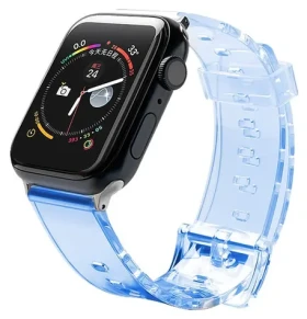 Hurtel Silicone Strap 42/44 mm modrá / Remienok pre Apple Watch / Silikónový