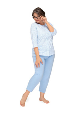 266 DÁMSKE PYŽAMO KASIA II Modrá XL