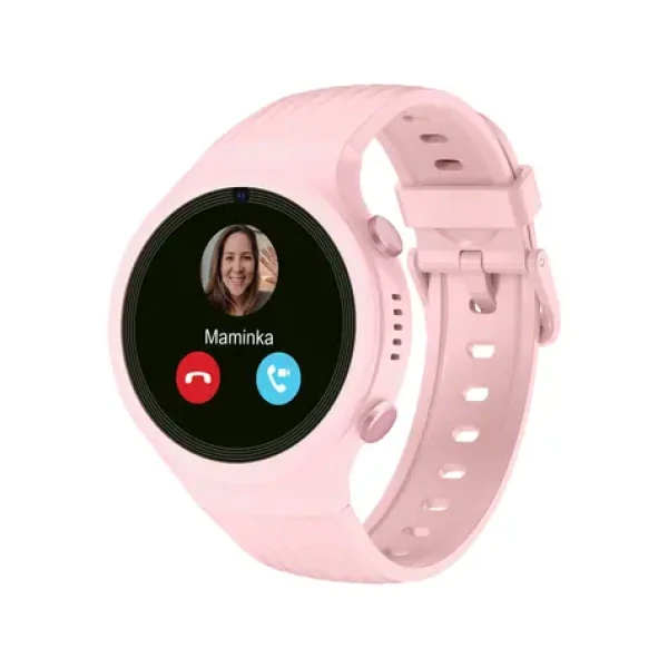 Lamax WatchY4 Šport ružová / detské chytré hodinky / Wi-Fi / SOS tlačidlo / GPS (8596687003509)