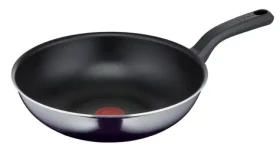 TEFAL Resist D52619 čierna / Panvica wok / 28 cm / hliník (D52619)