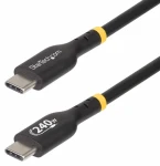 StarTech / Nabíjací kábel / USB-C (M) - USB-C (M) / 240W / 5A / USB 2.0 / 2 m (USB2EPR2M)