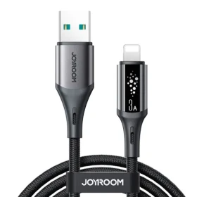 Joyroom S-A60 StarTalk Nabíjací kábel USB-A (M) - Lightning (M) 3A 1.2m čierna (6956116762360)
