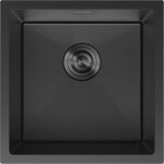 MEXEN - Trixo oceľový drez 1-bowl 440 x 440 mm, čierna HC 6413441000-70HC