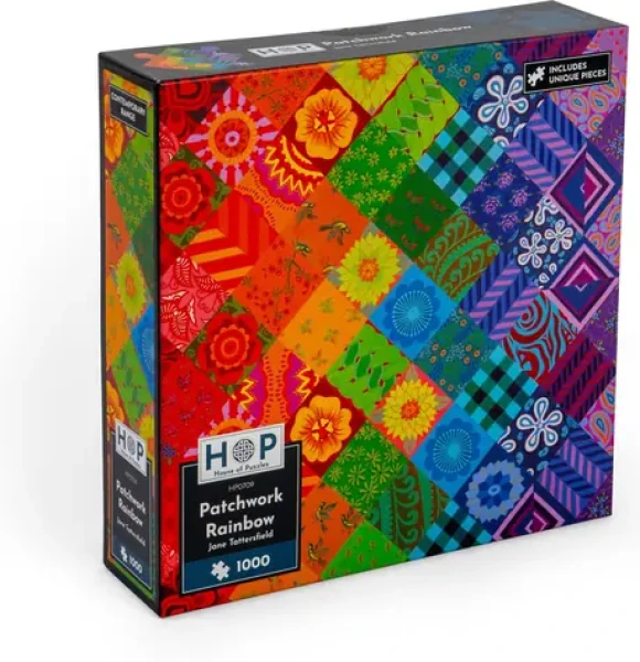 HOP Puzzle Patchworková dúha