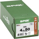 SPAX R 88091 Senkkopf/T-STAR 1191010450505 skrutka do dreva 4.5 mm 50 mm T-STAR plus ocel WIROX 500 ks; 1191010450505